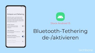 BluetoothTethering aktivieren oder deaktivieren Android 15 [upl. by Formenti97]