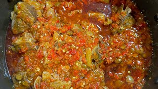 Pepper Stew  Ayamase Stew spicy youtubevideo stew recipe nigerianfood soup p [upl. by Rebecka163]