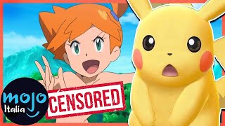 Top 10 EPISODI CENSURATI dei POKÉMON [upl. by Alyad770]