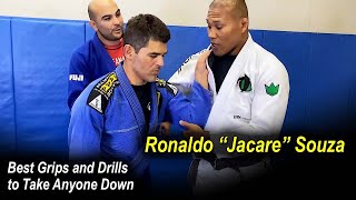 Ronaldo quotJacarequot Souza Teaches The Best Grips and Drills To Take Everybody Down In Jiu Jitsu [upl. by Ahkos691]