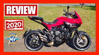 2020 MV Agusta Turismo Veloce 800 Rosso — Motorcycle Review [upl. by Adnorrahs204]