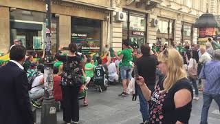 Žalgiris fans in Belgrade F4 [upl. by Naashom985]