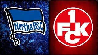 🔴Hertha BSC  1FC Kaiserslautern  DFB Pokal LIVE [upl. by Ahseela696]