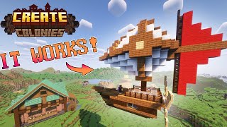 I Built An AIRSHIP  Create Colonies [upl. by Alison]