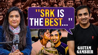 quotWe talk in a Delhi way onlyquot Gautam Gambhir on his relationship with KKR owner Shah Rukh Khan [upl. by Taimi]