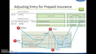 Accounting I Lesson 64 Journalizing and Posting Adjusting Entries [upl. by Siuqaj]