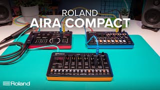 Introducing Roland AIRA Compact  T8 Beat Machine J6 Chord Synthesizer E4 Voice Tweaker [upl. by Clarkin]