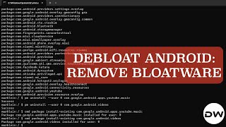 How to UninstallRemove Bloatware and Debloat any Android Device [upl. by Airasor828]