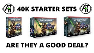 40K Ninth Edition Starter Sets  Prices and are they a Good Deal Recruit Elite and Command Boxes [upl. by Bernelle]