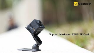 Quelima SQ12 Mini 1080P FHD DVR Dash Camera  Gearbestcom [upl. by Idnew]