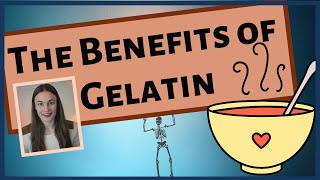 9 BENEFITS OF GELATIN Cooked Collagen Joint Pain Digestion Skin Hair Teeth Bone Health Etc [upl. by Sydelle103]