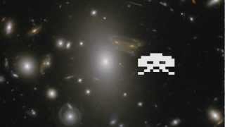 Hubble Sees Space Invader  Spacetime Deformed By Mass  Video [upl. by Chere215]