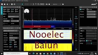 MLA30 vs Nooelec Balun 19  80m HAM  Internal reception [upl. by Vashtee442]