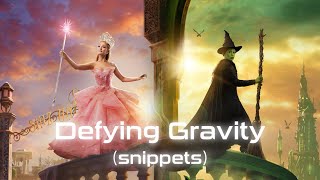 Cynthia Erivo Ariana Grande  Defying Gravity snippet compilation from WICKED [upl. by Nodyl155]