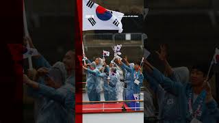 South Korea wrongly introduced as North Korea at Paris 2024 Olympics Paris2024 Olympics BBCNews [upl. by Nilekcaj778]