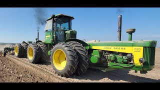 JOHN DEERE 830 DIESEL PLOWING  JOHN DEERE 830 SPECIAL TRIPLE [upl. by Osugi676]