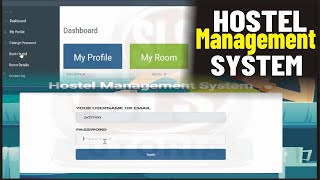 Online Hostel Management System in PHP MySQL  Download Free Source Code [upl. by Ahsenauq]