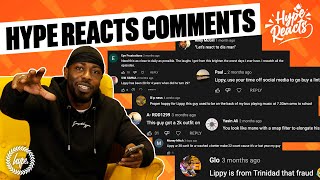 LIPPY REACTS TO YOUR COMMENTS  HYPE REACTS  S2E9 [upl. by Pepe]