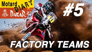 Dakar 2023 Motorbikes diary ep5 FACTORY TEAMS KTM HUSQVARNA GASGAS [upl. by Andrew]