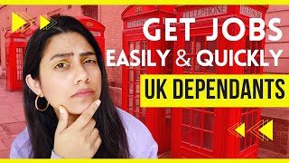 How to find jobs as DEPENDANTS in UK  BEST WAY  Skilled amp Unskilled Jobs SALARY  UK Visa 2023 [upl. by Nirred]