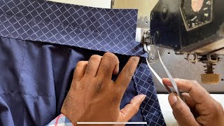 Full shirt stitching tutorial part3collar stitching with attachshirt collar attaching 2021 [upl. by Halpern555]