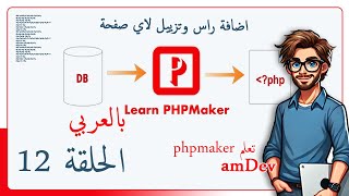 amDev phpmaker add header amp footer for any page اضافة راس وتزييل لاي صفحة 12 [upl. by Ahcatan646]