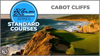 FSX PLAY Course Flyover  Cabot Cliffs Golf Course  Standard Courses [upl. by Zoeller529]