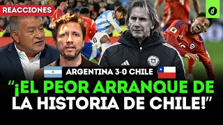 CRISIS en la SELECCIÓN CHILENA Reacciones de la prensa chilena tras ARGENTINA 30 CHILE  Depor [upl. by Oidualc710]