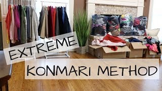 KONMARI METHOD TIDYING UP MASTER CLOSET episode 1 [upl. by Aitahs163]