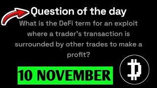 Dropee Question of the day Code Today 10 November  Dropee Question of the day Code  Dropee Answer [upl. by Eahsat]