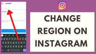 Instagram Tutorial How to Change Region Country on Instagram [upl. by Esilahs115]