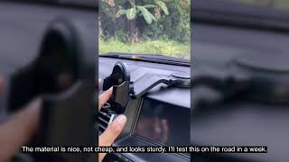 Best Budget Car Holder I UGREEN Waterfall shaped suction cup phone mount review [upl. by Ellecrag]