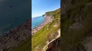 quotExperience the stunning Durdle Door Beach 🌊 shortvideo [upl. by Alroi624]