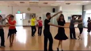 2014 國標舞拉丁班恰恰恰進階基本步 with Music  Cha Cha Cha Advanced Steps 蔡秀慧老師教學指導 [upl. by Atarman]