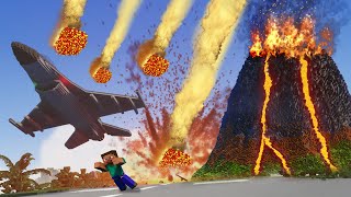 Realistic Volcano Eruption Destruction with Ragdolls 😱 Teardown Movie [upl. by Sylram]