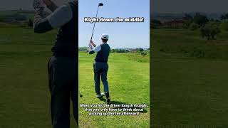 Right down the middle golf golfshot golfswing golfvideo [upl. by Rachael651]