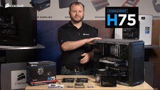 Installing the Corsair Hydro Series H75 Liquid CPU Cooler [upl. by Darill473]