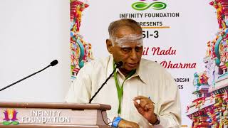 Padmabhushan Dr R Nagaswamys Plenary Talk  Tamil Nadu Land of Dharma [upl. by Dalila]