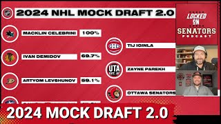 2024 NHL Fan Mock Draft Part 1  Draft Rankings 4139 [upl. by Yleme]