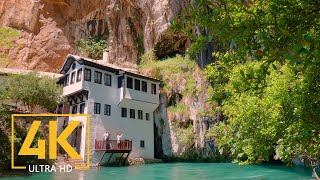 Blagaj Tekija 4K  Wonderful Place in Bosnia amp Herzegovina  Travel Film with Music [upl. by Yanahc]