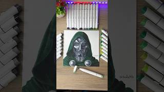 El dibujo más épico de Dr Doom 🔥 shorts drawing art [upl. by Artap]