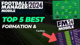 FM 24 Mobile Best Tactic and Formation for Goals amp Clean Sheets [upl. by Spracklen]