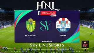 HNL Clash Istra 1961 vs Slaven Belupo  Live Match Coverage  on Sky Live Sports hnl live news [upl. by Nylodam491]