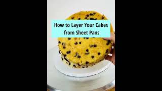 How to Layer Cakes From Sheet Pans [upl. by Eussoj]