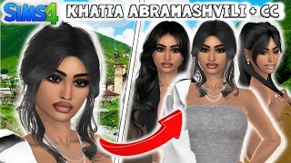 Khatia Abramashvili Expanded Outfits  Sims 4 CAS  CC Folder amp Sim Download [upl. by Anhpad]