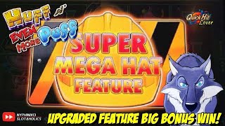 EVEN MORE HUFF n PUFF Slot SUPER MEGA HAT BIG WIN Bonus [upl. by Domel351]