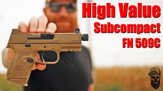 FN 509C Tactical First Shots A Feature Packed Carry Pistol [upl. by Meeharb]