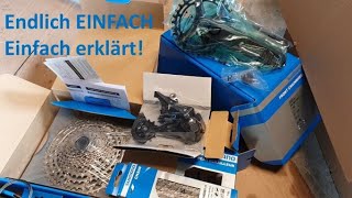 1fach umrüsten  Guide TrekkingMTB Fahrrad  Vergleich ShimanoSram 1x11 und 1x12 Übersetzung [upl. by Egroej770]