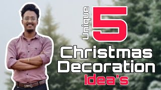 5 DIY Christmas Decoration Ideas [upl. by Llertnod]