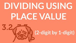 ʕ•ᴥ•ʔ Dividing using Place Value 2 digit by 1 digit [upl. by Siuqaj]